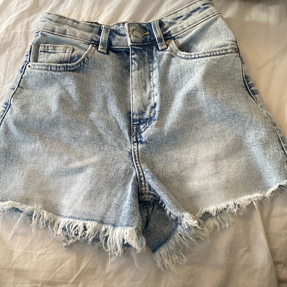 Woman’s denim shorts